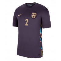 Camiseta Inglaterra Kyle Walker #2 Visitante Equipación Eurocopa 2024 manga corta